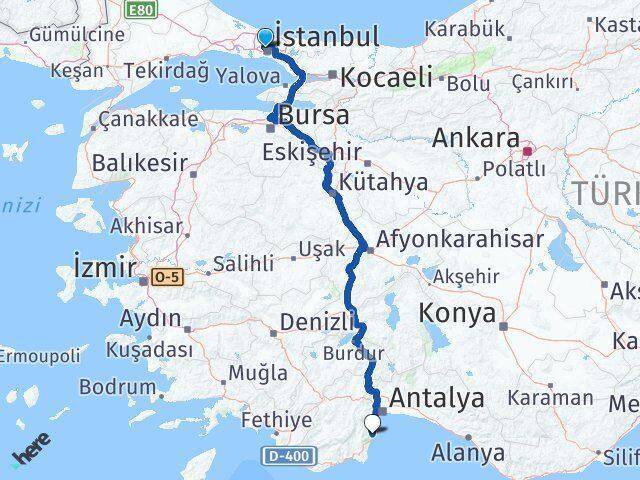 Nurtepe Kemer Arası Kaç Km - Yol Tarifi