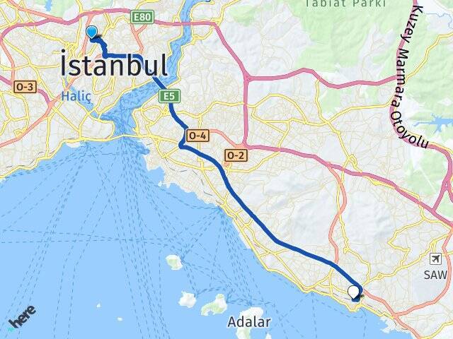 Nurtepe Pendik Tren İstasyonu Arası Kaç Km - Yol Tarifi