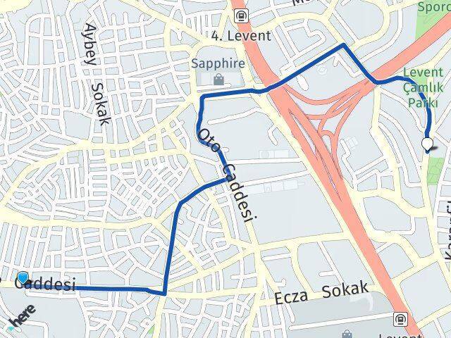 Telsizler Levent Arası Kaç Km - Yol Tarifi