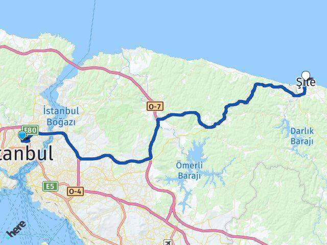 Telsizler Şile Arası Kaç Km - Yol Tarifi