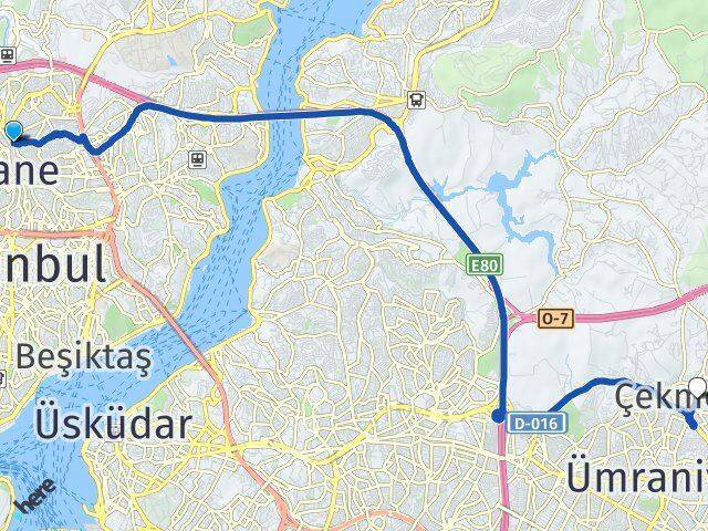 Yahya Kemal Çekmeköy Arası Kaç Km - Yol Tarifi