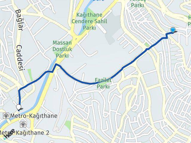 Yahya Kemal Kağıthane Arası Kaç Km - Yol Tarifi