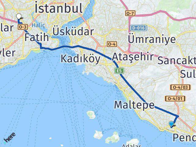 Çavuşoğlu Bayrampaşa Arası Kaç Km - Yol Tarifi