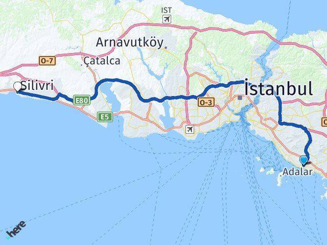 Çavuşoğlu Silivri Arası Kaç Km - Yol Tarifi