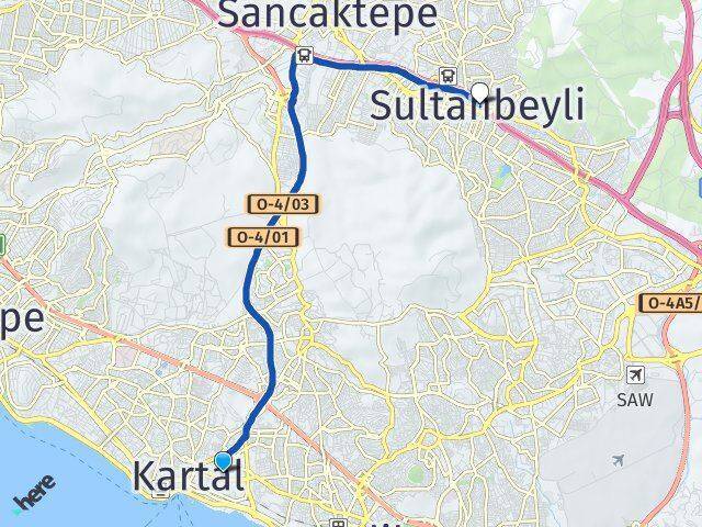 Çavuşoğlu Sultanbeyli Arası Kaç Km - Yol Tarifi