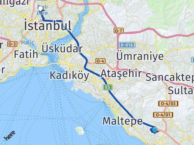 Esentepe Kağıthane Arası Kaç Km - Yol Tarifi