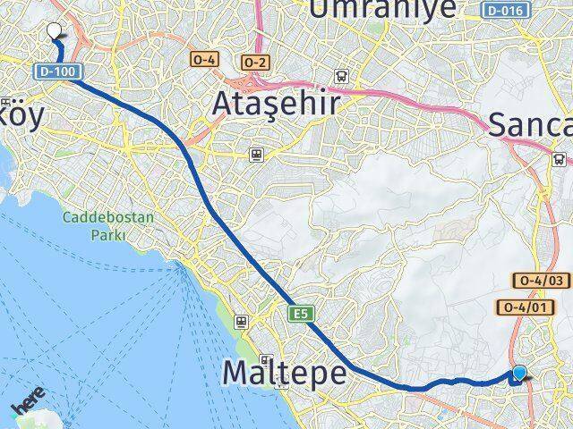 Gümüşpınar Acıbadem Arası Kaç Km - Yol Tarifi