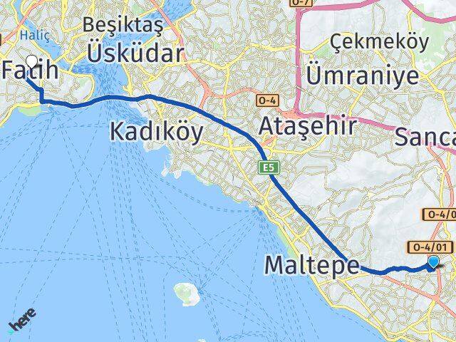Gümüşpınar Fatih Arası Kaç Km - Yol Tarifi