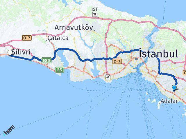 Gümüşpınar Silivri Arası Kaç Km - Yol Tarifi