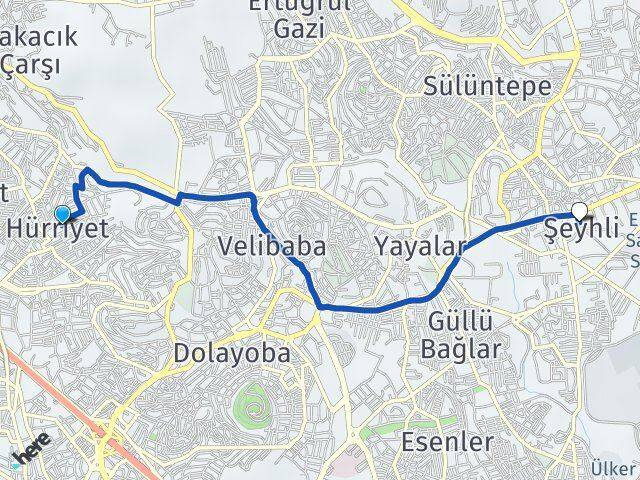 Hürriyet Şeyhli Arası Kaç Km - Yol Tarifi