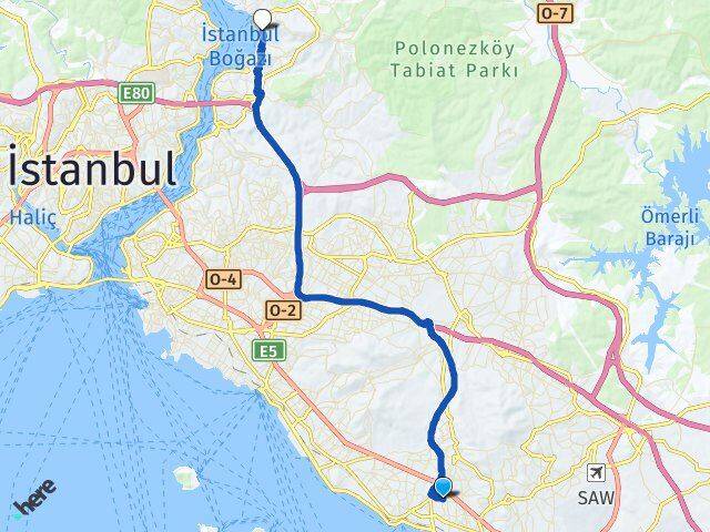 Topselvi Beykoz Arası Kaç Km - Yol Tarifi