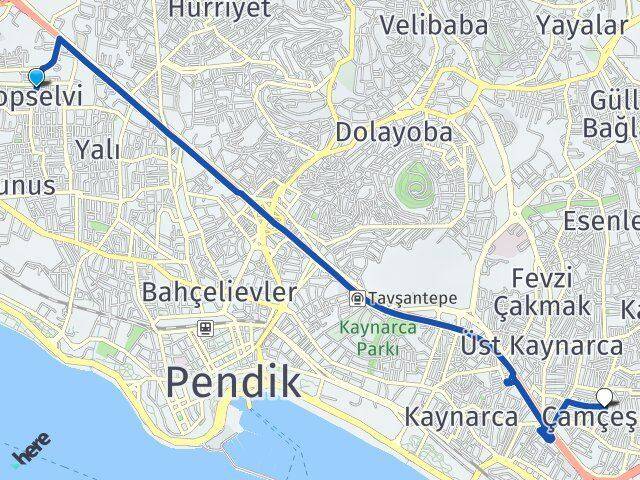 Topselvi Çamçeşme Arası Kaç Km - Yol Tarifi
