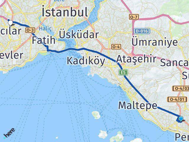 Topselvi Esenler Arası Kaç Km - Yol Tarifi