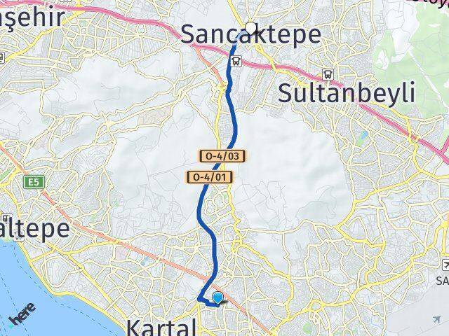 Topselvi Sancaktepe Arası Kaç Km - Yol Tarifi