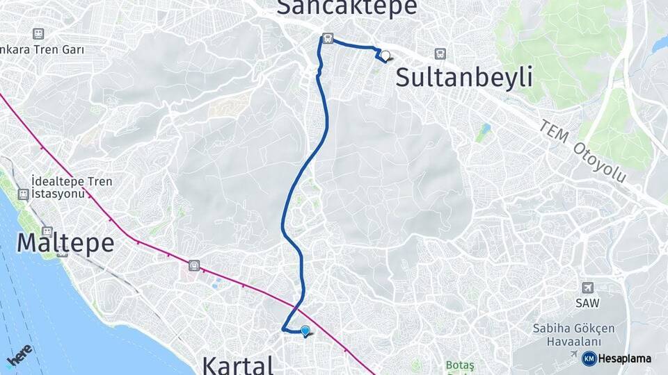 Topselvi Veysel Karani Arası Kaç Km - Yol Tarifi