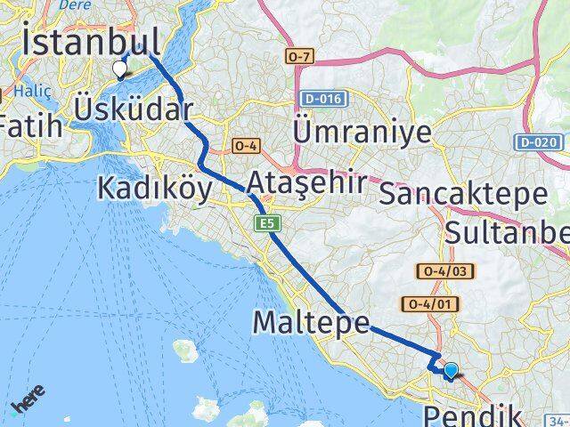 Yalı Beşiktaş Arası Kaç Km - Yol Tarifi