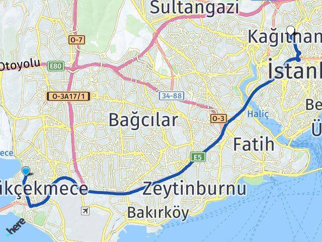 Cumhuriyet Kağıthane Arası Kaç Km - Yol Tarifi