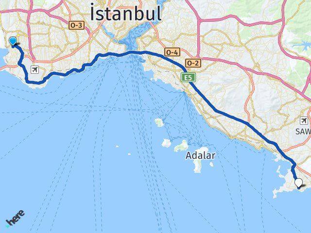 Kanarya Tuzla Arası Kaç Km - Yol Tarifi