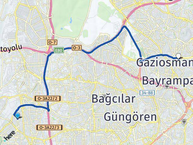 Söğütlü Çeşme Gaziosmanpaşa Arası Kaç Km - Yol Tarifi