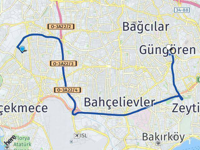 Söğütlü Çeşme Güngören Arası Kaç Km - Yol Tarifi