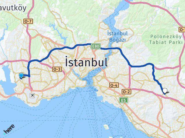 Söğütlü Çeşme Sancaktepe Arası Kaç Km - Yol Tarifi