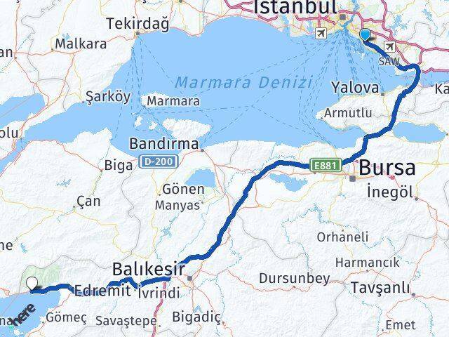 Altayçeşme Altınoluk Arası Kaç Km - Yol Tarifi