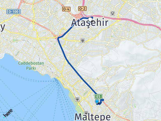 Altayçeşme Ataşehir Arası Kaç Km - Yol Tarifi