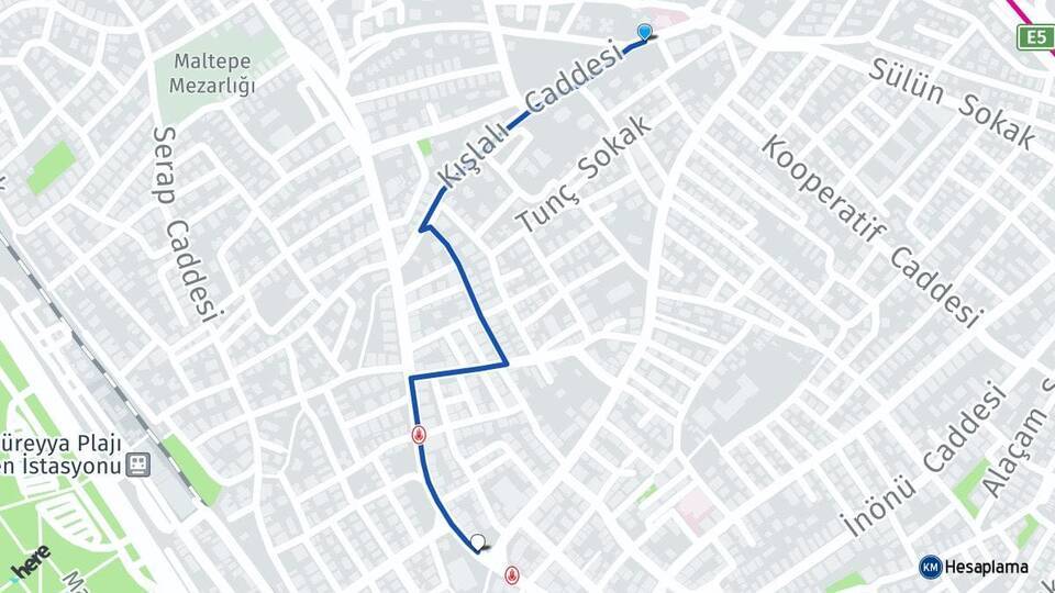 Altayçeşme Maltepe Arası Kaç Km - Yol Tarifi
