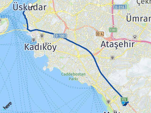 Altayçeşme Üsküdar Arası Kaç Km - Yol Tarifi