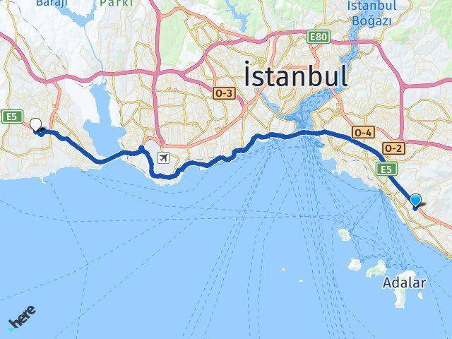 Bağlarbaşı Beylikdüzü Arası Kaç Km - Yol Tarifi