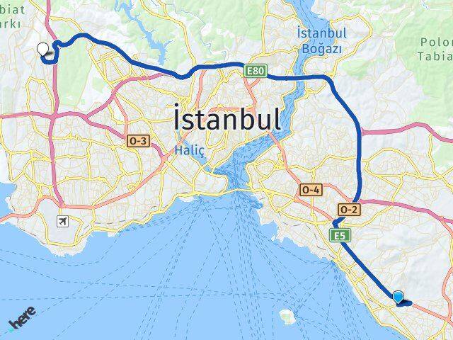 Cevizli Başakşehir Arası Kaç Km - Yol Tarifi