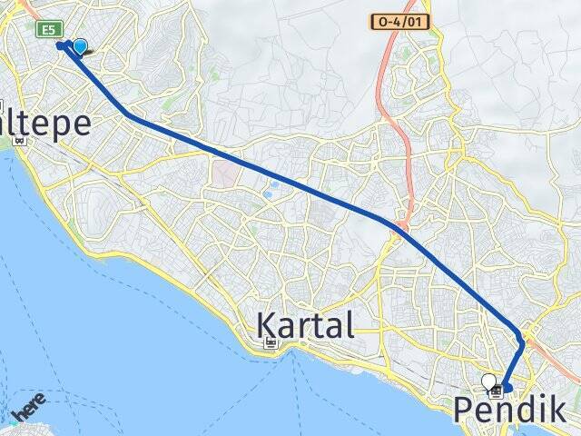 Zümrütevler Pendik Tren İstasyonu Arası Kaç Km - Yol Tarifi