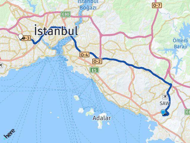 Ahmet Yesevi Esenler Arası Kaç Km - Yol Tarifi