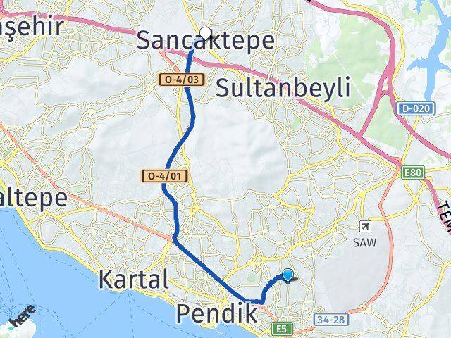 Esenler Sancaktepe Arası Kaç Km - Yol Tarifi