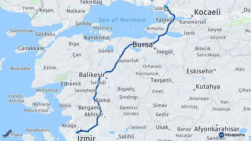 Kurtköy Şehzadeler Arası Kaç Km - Yol Tarifi