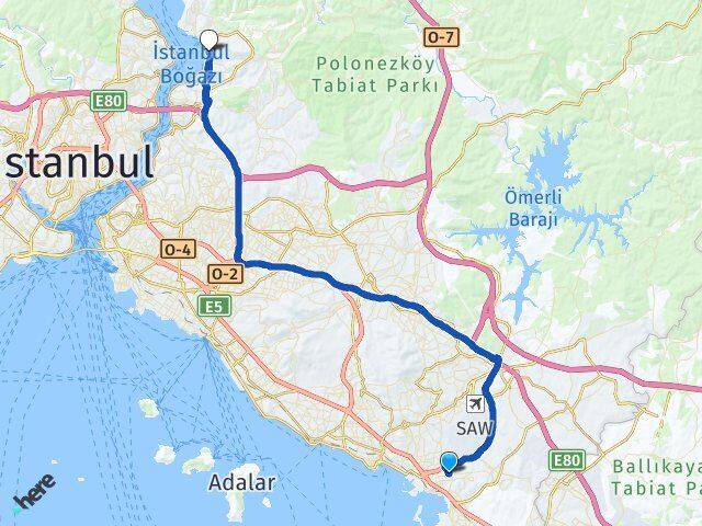 Orhangazi Beykoz Arası Kaç Km - Yol Tarifi
