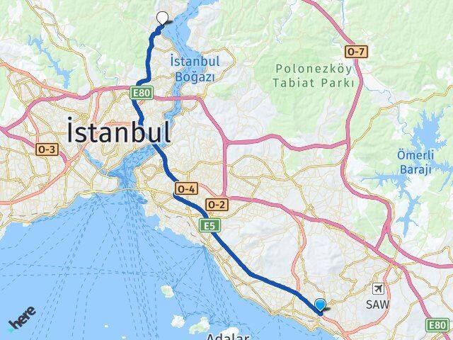 Orta Sarıyer Arası Kaç Km - Yol Tarifi