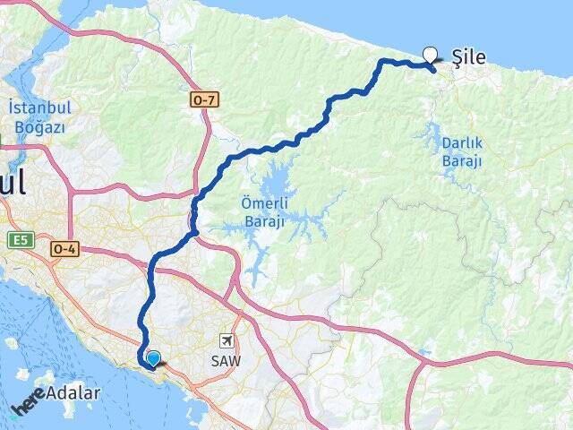 Sapan Bağları Işık Üniversitesi Arası Kaç Km - Yol Tarifi