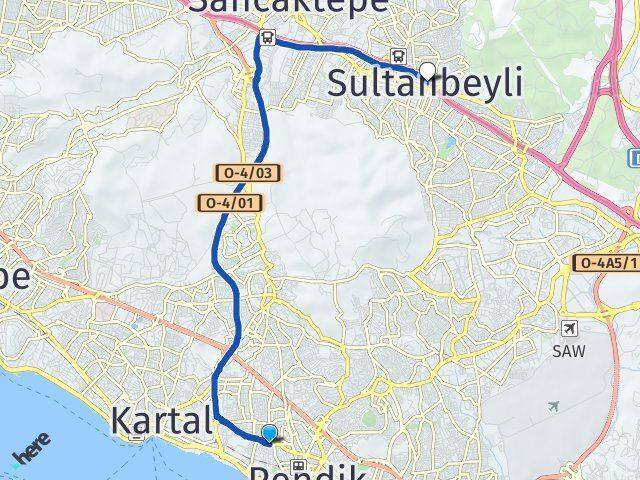 Sapan Bağları Sultanbeyli Arası Kaç Km - Yol Tarifi