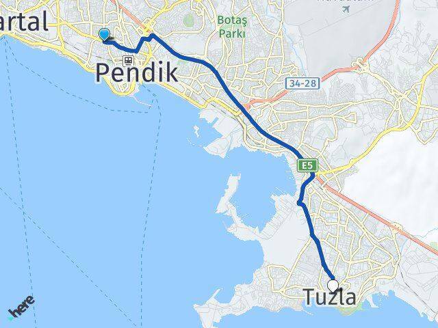 Sapan Bağları Tuzla Arası Kaç Km - Yol Tarifi