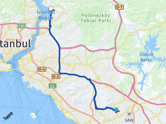 Sülüntepe Beykoz Arası Kaç Km - Yol Tarifi