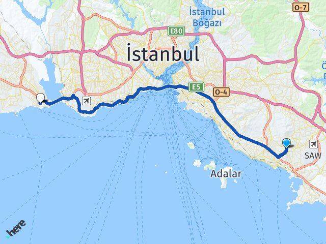 Velibaba Avcılar Arası Kaç Km - Yol Tarifi