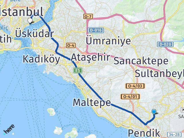 Velibaba Beşiktaş Arası Kaç Km - Yol Tarifi