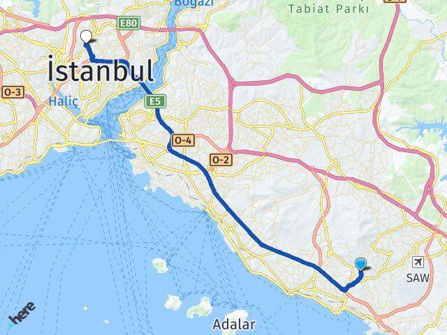 Velibaba Kağıthane Arası Kaç Km - Yol Tarifi