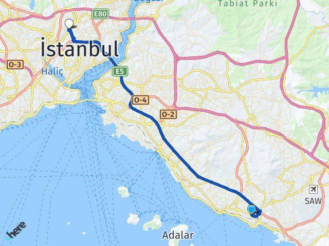 Yeni Kağıthane Arası Kaç Km - Yol Tarifi