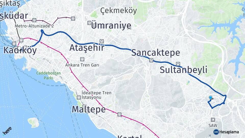 Yenişehir Kadıköy Arası Kaç Km - Yol Tarifi