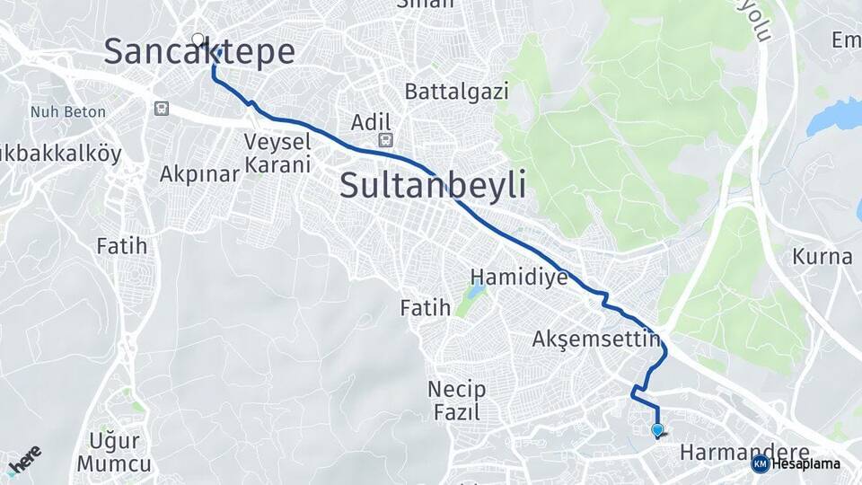 Yenişehir Sancaktepe Arası Kaç Km - Yol Tarifi
