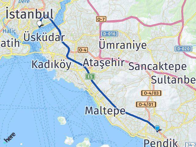Yeşilbağlar Beşiktaş Arası Kaç Km - Yol Tarifi