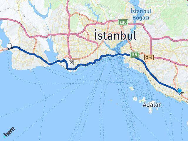 Yeşilbağlar Büyükçekmece Arası Kaç Km - Yol Tarifi