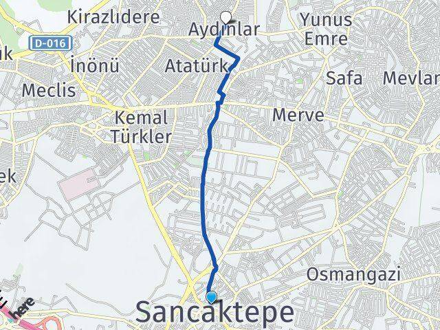 Abdurrahmangazi Aydınlar Arası Kaç Km - Yol Tarifi